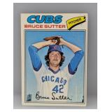 1977 Topps Bruce Sutter HOF RC #144 Damage