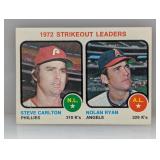 1973 Topps LEADERS NOLAN RYAN/STEVE CARLTON Edges