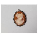 .800 Cameo Brooch/Pendant