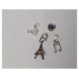 .925 Sterling Pendant Lot 6.51g