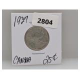 1937 Canada Quarter