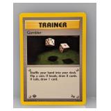 Pokï¿½mon 1999 1st Edition Gambler 60 *LP