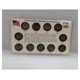 US Wartime Silver Nickels