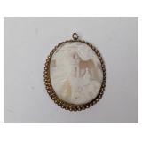 Costume Cameo Brooch
