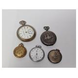 Pocket Watch Lot for Parts