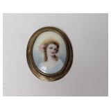 Costume Portrait Brooch