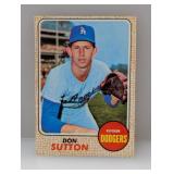 1968 Topps Baseball DON SUTTON HOF 103