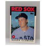 1986 Topps Roger Clemens 661 Stain