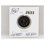 1867 Shield Nickel