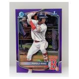/250 2025 Bowman Chrome Harold Rivas True Purple