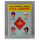 1963 Topps Koufax Gibson Drysdale Purkey Damage