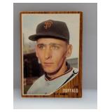 1962 Topps JIM DUFFALO HN 578 Surface/Corners/Edge