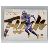 2021 Luminance Justin Jefferson /100 Flash Orange