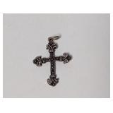 .925 Sterling Cross Pendant