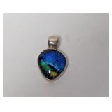.925 Sterling Multi-Colored Stone Pendant