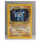 1999 Pokemon 1st Edition Machamp Holo #8 *DMG