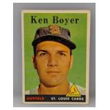 1959 Topps Ken Boyer #350 Corners/Edges/Stains