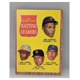 1962 Topps Clemente Pinson Boyer Moon Corners/Edge