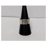 .925 Sterling Silver Band Sz 9