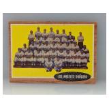 1962 Topps TEAM KOUFAX/DRYSDALE 43 Surface/Corners