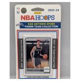 2023-24 Hoops Spurs Hanger Team Set Wembanyama RC