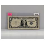 1957 Blue Seal $1 Silver Certificate