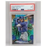 2023 Bowmanï¿½s Best Witt Jr Aqua Lava Ref/199 PSA 9