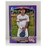 /250 2025 Bowman Ch Brayan Cortesia True Purple
