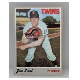 1970 Topps #75 Jim Kaat (HOF) Surface