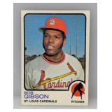1973 Topps Bob Gibson #190 Corners/Edges