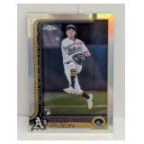 2025 Jacob Wilson Topps Chrome Refractor RC #96