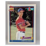 1991 Topps #1 Draft Pick Chipper Jones RC #333