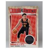 2018 Hoops Trae Young #RNS-TY Rise N Shine Relic