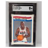 1991-92 NBA Hoops Jordan US Olympic Team SGC 9