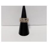 .925 Sterl Ornate Openwork Ring Sz 5.5
