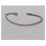 7.5" .925 Sterl CZ Tennis Bracelet