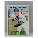 1967 Topps Baseball Jim Kaat HOF 300 Edges
