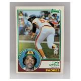 1983 Topps Baseball Tony Gwynn RC #482 Edges