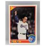 1990 Score Nolan Ryan #696 Corners/Edges/Indent