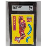 1996-97 UD CC Stick Ums #S30 Michael Jordan SGC 9