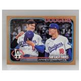 2024 Topps Ohtani/Yamamoto Gold /2024 US13 Corner