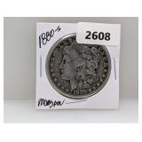 1880-S 90% Silv Morgan $1 Dollar