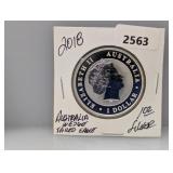 2018 1oz .999 Silv Australia Wedge Tail Eagle