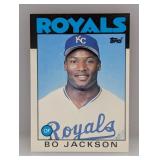 1986 Topps Traded Bo Jackson RC #50T Edges