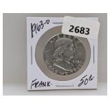 1963-D 90% Silv Franklin Half $1 Dollar