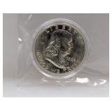 1962-D 90% Silv Franklin Half $1 Dollar