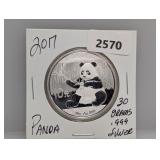 2017 30G .999 Silv Panda 10 Yuan