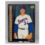 1993 UD Community Heroes Nolan Ryan #37 Edges