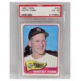 1965 Topps Whitey Ford #330 PSA 4