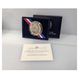 1992 90% Silv UNC White House $1 Dollar